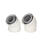 Ideal 45 Degree Flue Elbow (Pair)